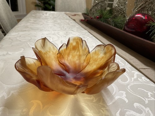 Daum pate verre - verre, tulip