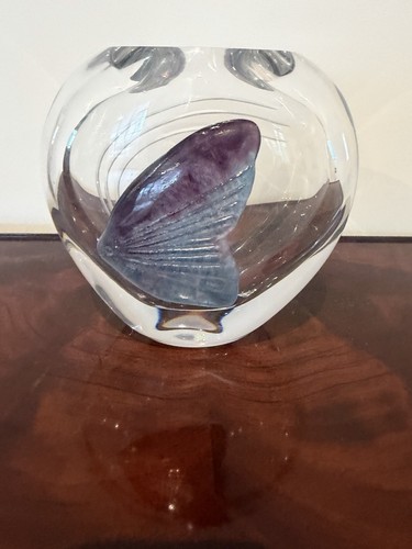 Daum crystal vase france - vase, pate