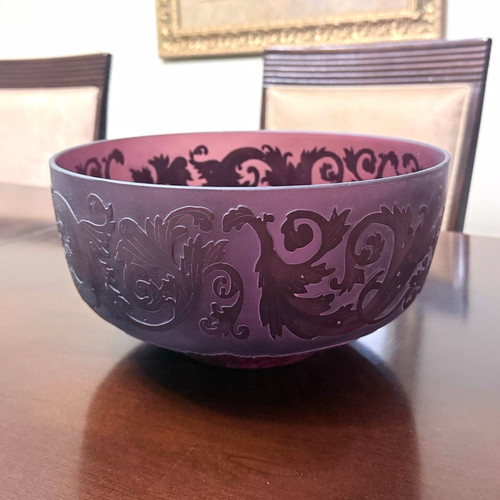 Daum style vintage amethyst - vintage,