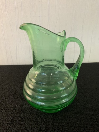 Green crystal wine - green, jug