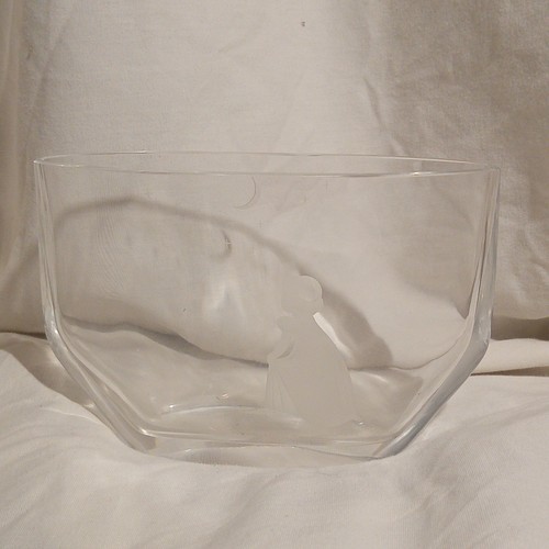 Daum clear glass bowl - daum,