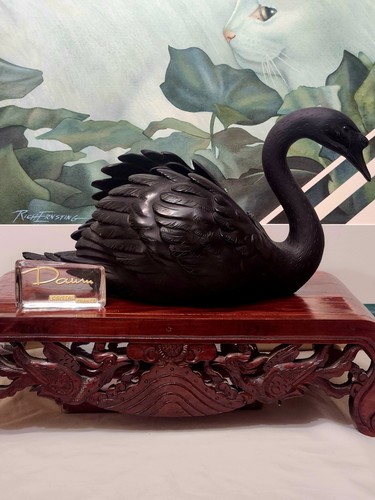 Rare daum swan blaclk - blaclk, ltd