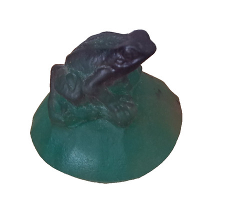 Rare daum glass paste frog - frog, on