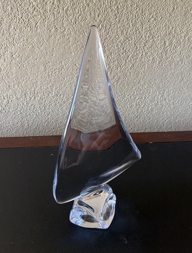 Daum signed crystal art glass - daum,