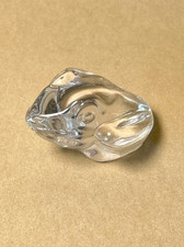 Vintage Daum Crystal Frog
