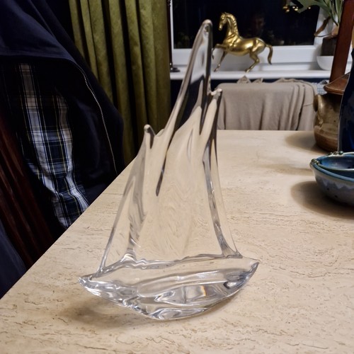 Signed vintage heavy clear - signed,