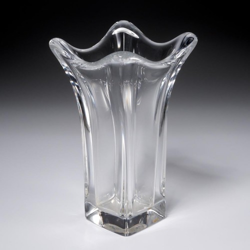 Daum france crystal vase - france,
