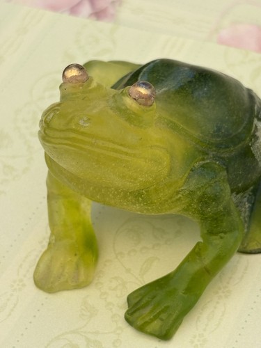Daum france yellow frog pate - yellow,