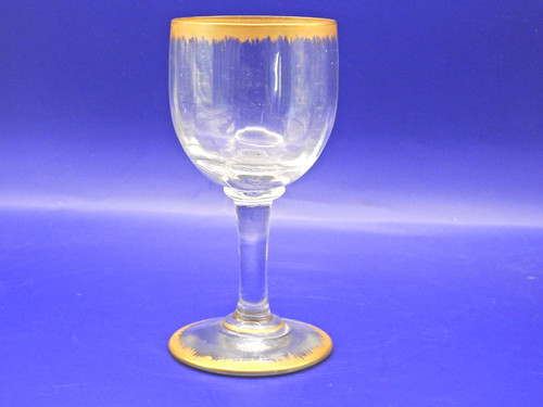 Rare daum nancy glass gilt - glass,