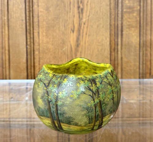 Daum nancy egg shaped vase - nancy,