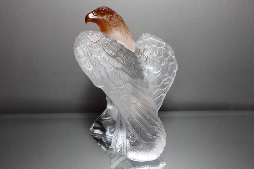 Daum france crystal amber pate - crystal,