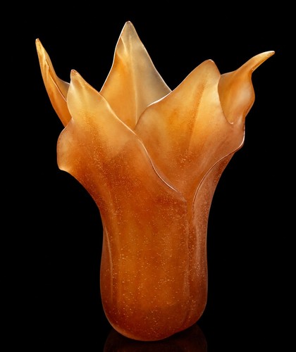 Daum france amber tulip - france,