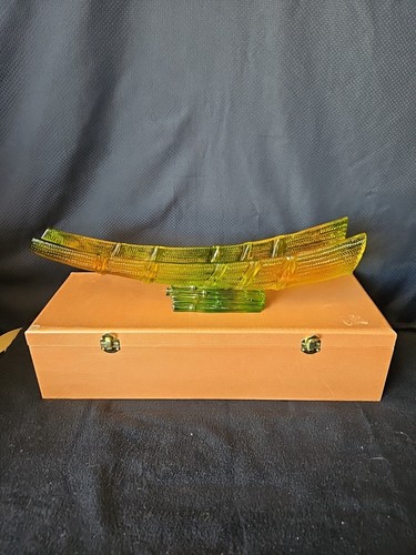 Daum acrylic 1960 era bamboo - daum, 1960's