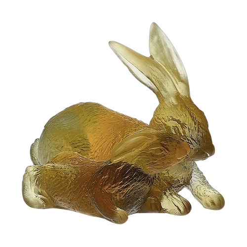 Daum france glass lapins - france,