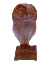Very nice owl glass paste Daum