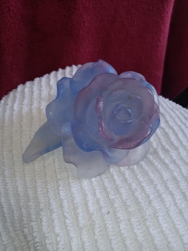 Daum pate verre violet - pate,