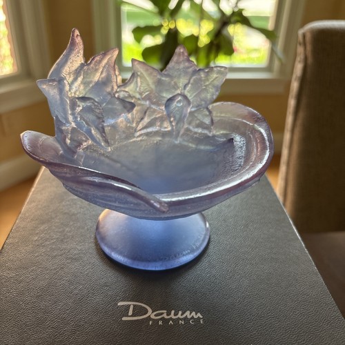 Daum pate verre footed - pate, de