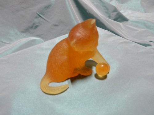 Daum france amber crystal - daum,