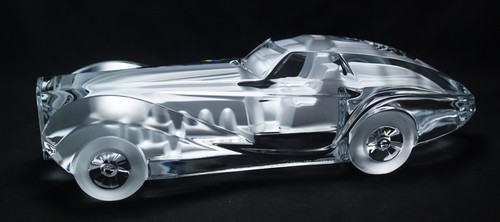 Daum crystal car bugatti coupe - crystal,