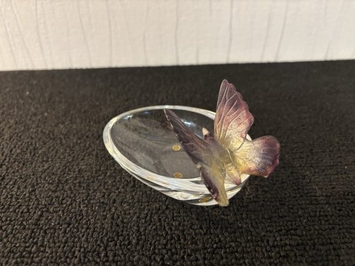 Butterfly bowl crystal daum - butterfly,