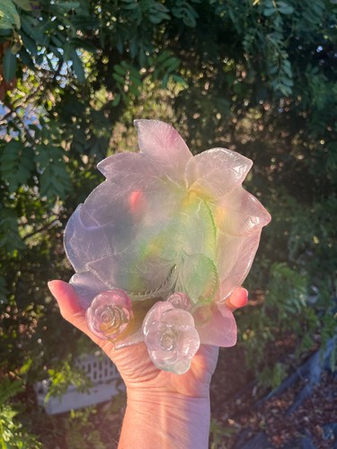 Daum crystal roses pate - crystal, de