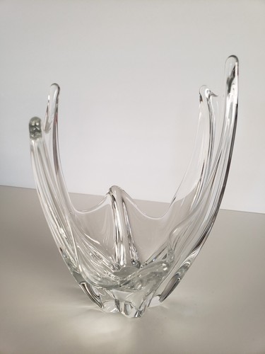 Daum france crystal vase - france,