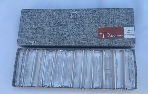 Daum crystal knife holders - 12,