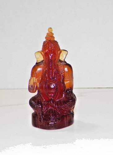 Vintage daum crystal ganesha - vintage,
