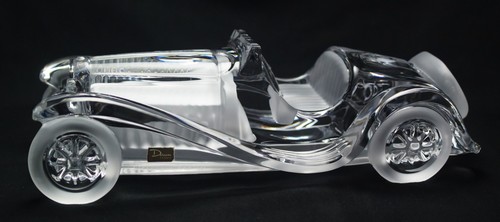 Daum crystal car bugatti - car,